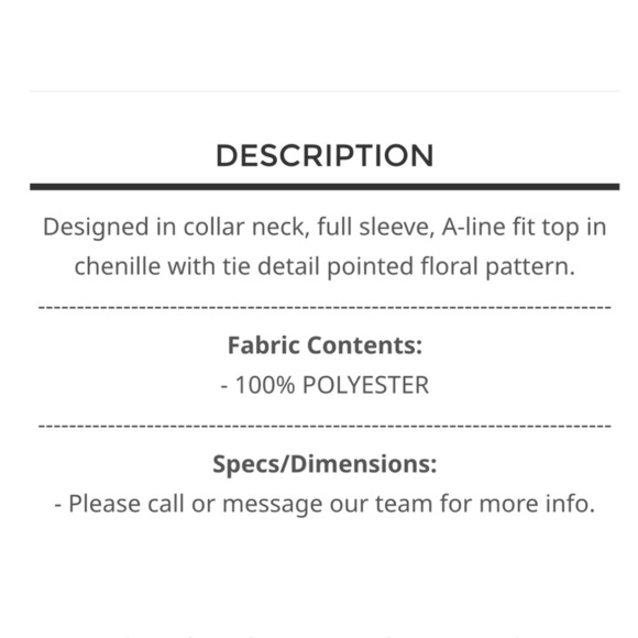 Last One. POL. Boho Tie Detail Floral Sweater - Picture 7 of 7